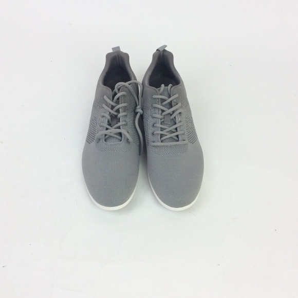 New Aldo Mens Gray Lace Up Sneakers - Picture 3 of 5